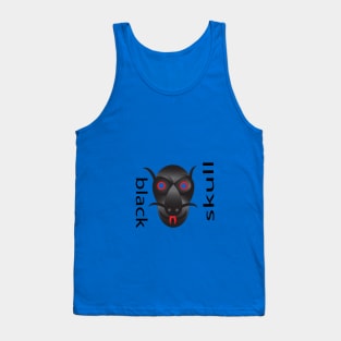 black skull Tank Top